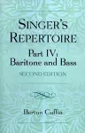 The Singer's Repertoire, Part IV cover