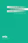 A Manual for the Performance Library cover