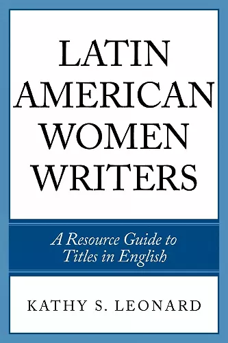 Latin American Women Writers cover