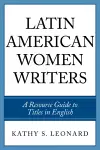 Latin American Women Writers cover