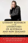 Literary Research and the Literatures of Australia and New Zealand cover