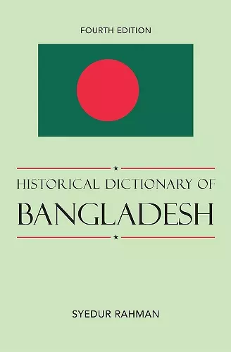 Historical Dictionary of Bangladesh cover