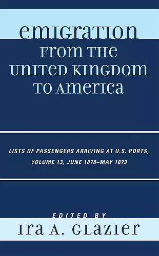 Emigration from the United Kingdom to America cover