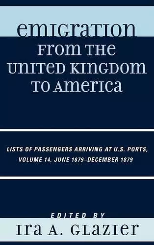 Emigration from the United Kingdom to America cover