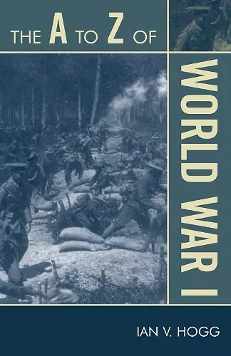 The A to Z of World War I cover