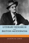 Literary Research and British Modernism cover