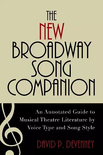 The New Broadway Song Companion cover