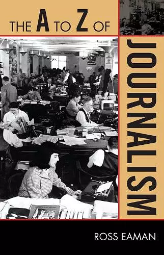 The A to Z of Journalism cover