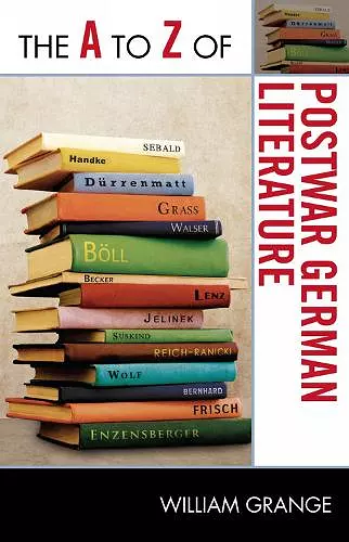 The A to Z of Postwar German Literature cover