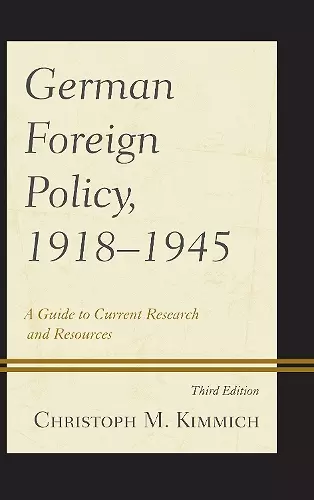 German Foreign Policy, 1918-1945 cover