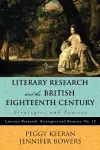 Literary Research and the British Eighteenth Century cover