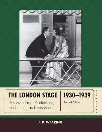 The London Stage 1930-1939 cover