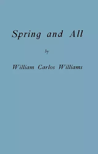 Spring and All cover