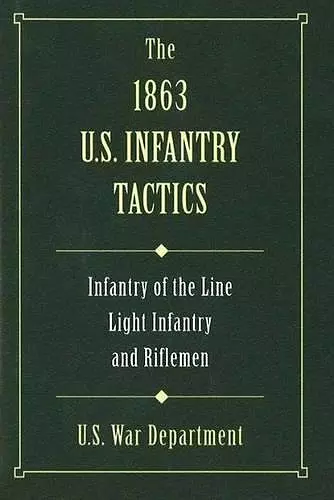 1863 U.S. Infantry Tactics cover