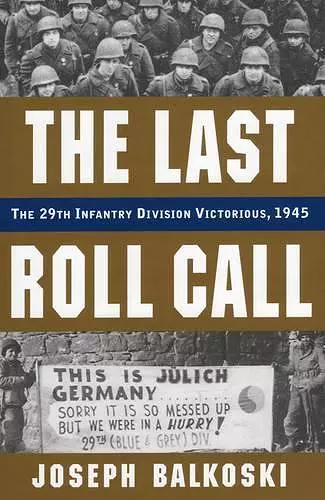 Last Roll Call, the cover