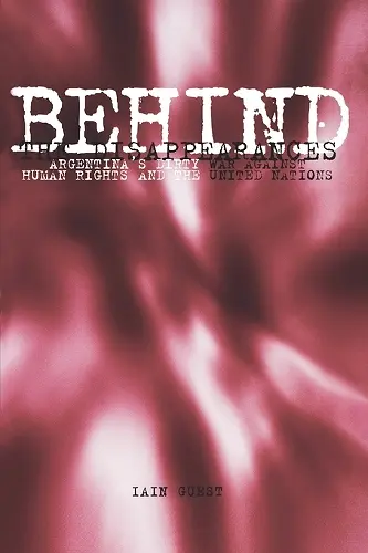 Behind the Disappearances cover