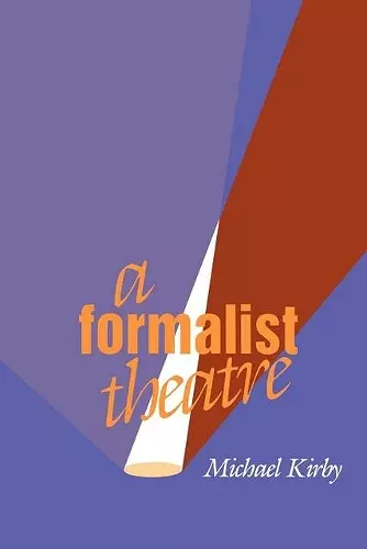 A Formalist Theatre cover