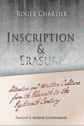 Inscription and Erasure cover