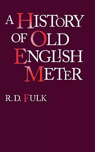 A History of Old English Meter cover
