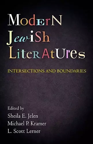 Modern Jewish Literatures cover