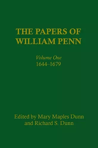 The Papers of William Penn, Volume 1 cover