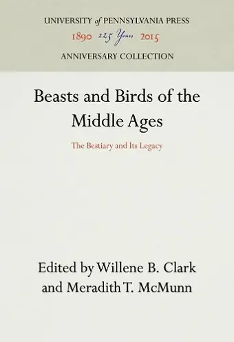 Beasts and Birds of the Middle Ages cover