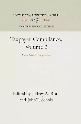 Taxpayer Compliance, Volume 2 cover