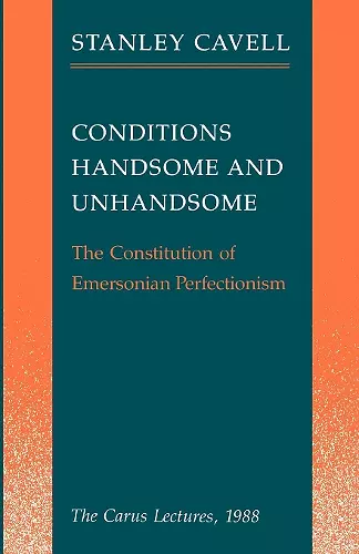 Conditions Handsome and Unhandsome cover