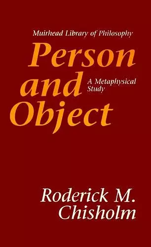 Person and Object cover