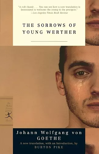 The Sorrows of Young Werther cover