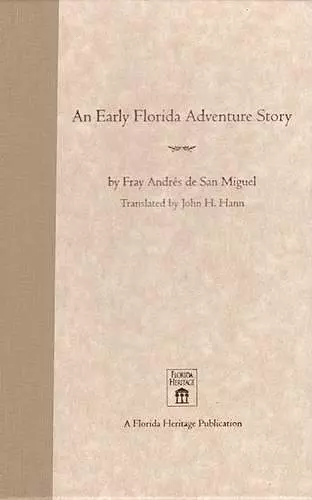 An Early Florida Adventure Story cover