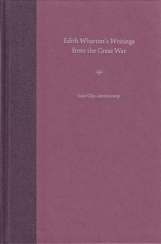 Edith Wharton's Writings from the Great War cover