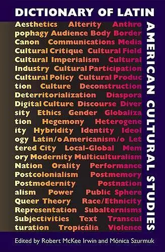 Dictionary of Latin American Cultural Studies cover