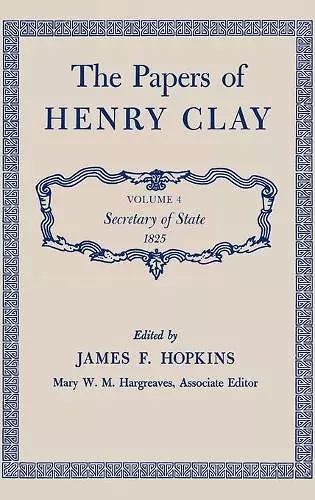 The Papers of Henry Clay cover