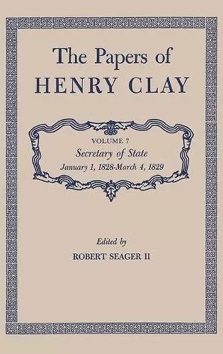 The Papers of Henry Clay cover