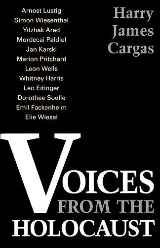 Voices From the Holocaust cover