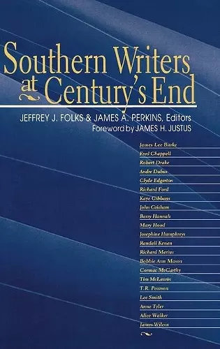 Southern Writers at Century's End cover