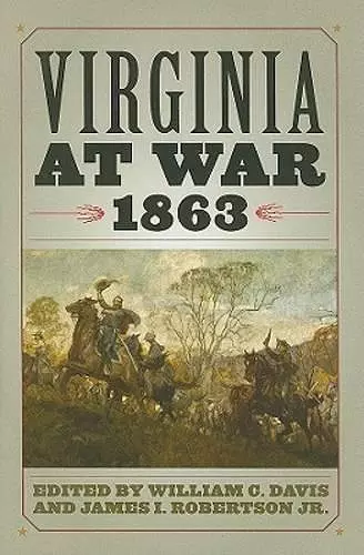 Virginia at War, 1863 cover