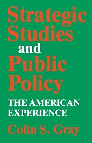 Strategic Studies and Public Policy cover