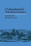 Chateaubriand's Travels in America cover