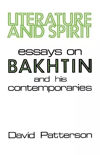 Literature And Spirit cover