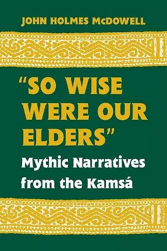 "So Wise Were Our Elders" cover