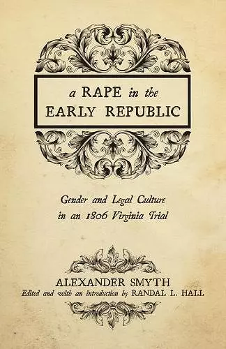 A Rape in the Early Republic cover