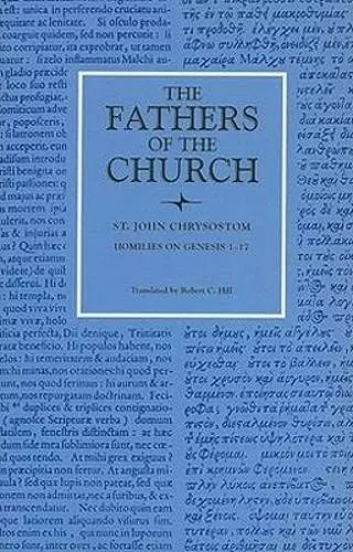 Homilies on Genesis 1-17, Volume 74 cover