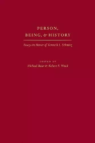Person, Being and History cover