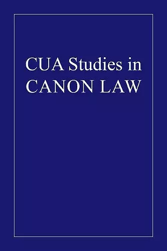 A Comparative Study of Crime and Its Imputability in Ecclesiastical Criminal Law and in American Criminal Law cover