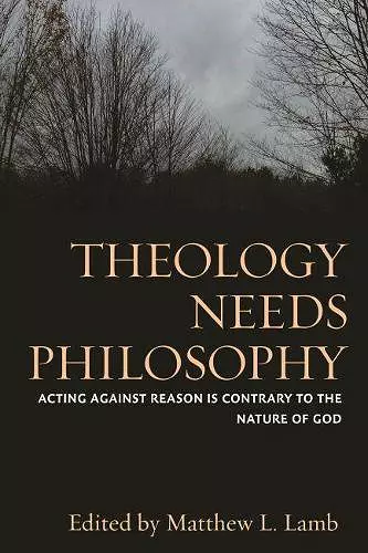 Theology Needs Philosophy cover