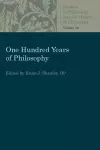 One Hundred Years of Philosophy cover