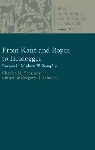 From Kant and Royce to Heidegger cover