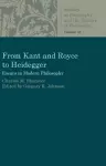 From Kant and Royce to Heidegger cover